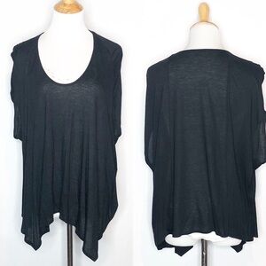 Helmut Black Asymmetrical Swing Top small